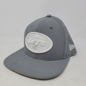 New Era Mens New York Jets Color Pack 59Fifty Grey Hat Origional Fit‎ OSFM